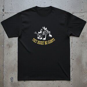 Alternative Indie Band Inspired Graphic T-Shirt – Vintage Music Duo Cartoon Tee